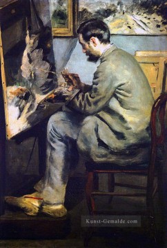 Porträt von Jean Frederic Bazille Pierre Auguste Renoir Ölgemälde